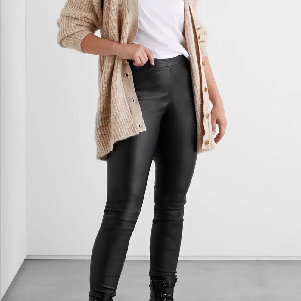 Iris & Ink Leather Leggings